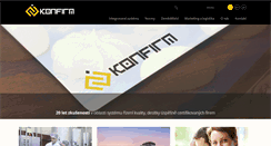 Desktop Screenshot of konfirm.cz